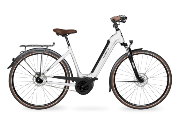 Velo de Ville AEB490 SMOOTH RT (Rücktritt) mit 8-Gang Schaltung & 500 Wh-Akku als Wave-Rahmen in der Farbe pure white, Modell 2022/23