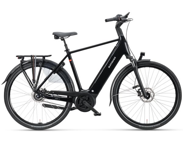 Batavus FINEZ E-GO POWER EXCLUSIVE mit 750 Wh-Akku als Diamant-Rahmen in der Farbe nero black