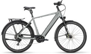 Falter E 9.8 KS PLUS mit 750 Wh-Akku als Diamant-Rahmen in der Farbe cool grey