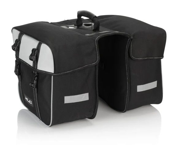 XLC Doppelpacktasche BA-S74 mit 30 l Volumen in der Farbe schwarz anthrazit