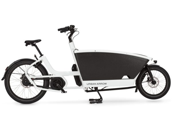 Urban Arrow FAMILY mit 500 Wh-Akku & Performance Line Essential-Antrieb in der Farbe weiss, Modell 2022