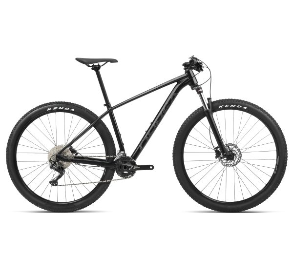 Orbea ONNA 29 30 als Trapez -Rahmen in der Farbe black silver matt, Modell 2023