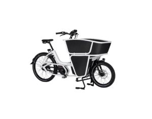 Urban Arrow SHORTY mit 500 Wh-Akku & Cargo Line-Antrieb in der Farbe cremeweiss, Modell 2022
