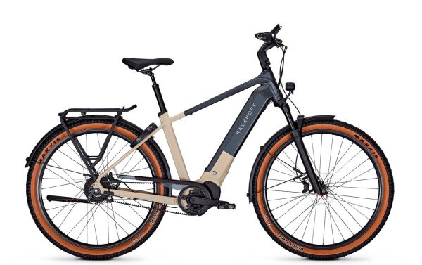 Kalkhoff ENTICE 5 EXCITE+ LTD als Diamant-Rahmen in der Farbe sandstone matt