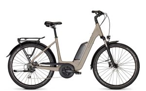 Kalkhoff ENTICE 1.B MOVE INTERNATIONAL mit 400 Wh-Akku als Wave-Rahmen in der Farbe moonstonegrey matt