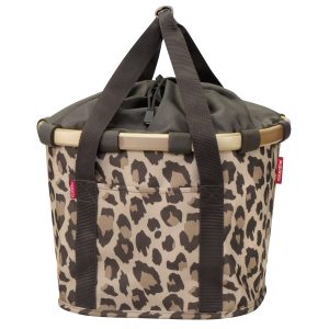 Reisenthel Klickfix BIKEBASKET mit 15 l Volumen im Design leo macchiato