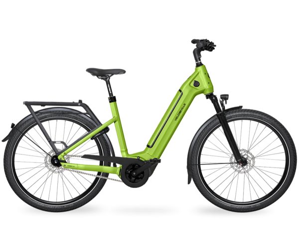 elo de Ville SEB 890 PRO RT (Rücktritt) mit Shimano Nexus 5 Gang-Schaltung als Wave-Rahmen in der Farbe lime green matt