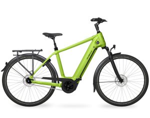 Velo de Ville AEB 890 PRO FL (Freilauf) mit Shimano Nexus 5-Gang Schaltung als Diamant-Rahmen in der Farbe lime green matt