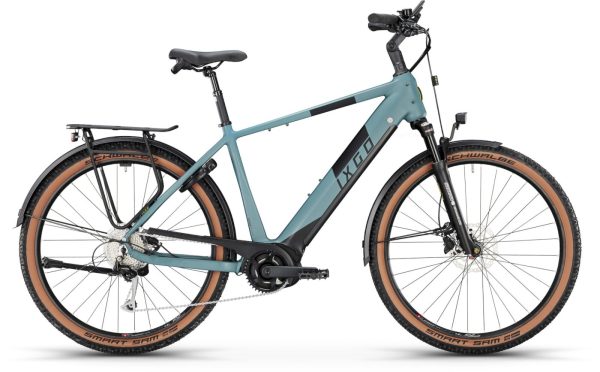 Ixgo MT-E THREE mit 625 Wh-Akku als Diamant -Rahmen in der Farbe marsh