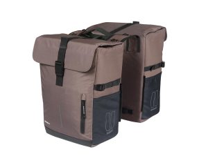 Basil Gepäckträgertasche MOVE MIK mit 30 l Volumen in der Farbe braun
