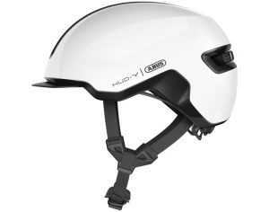 Abus Fahrradhelm HUD-Y in der Farbe shiny white