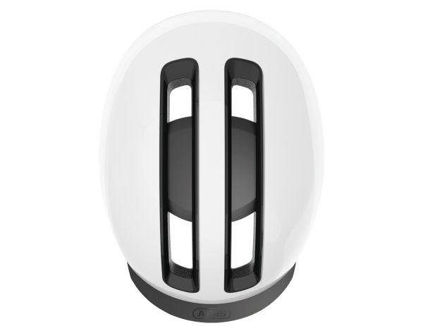 Abus Fahrradhelm HUD-Y shiny white – Bild 4