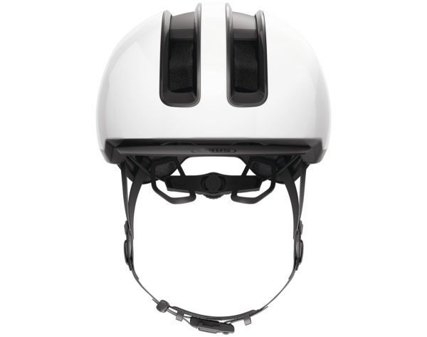 Abus Fahrradhelm HUD-Y shiny white – Bild 3