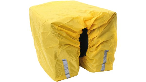 Hock Regenschutzhaube für Doppeltaschen in der Farbe gelb