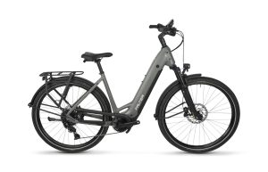 Falter E 7.0 PLUS mit 800 Wh-Akku als Wave-Rahmen in der Farbe cool grey