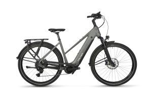 Falter E 7.0 PLUS mit 800 Wh-Akku als Trapez-Rahmen in der Farbe cool grey