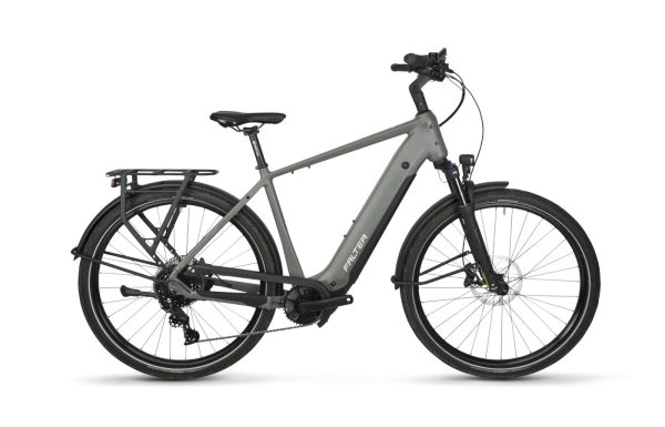 Falter E 7.0 PLUS mit 800 Wh-Akku als Diamant-Rahmen in der Farbe cool grey