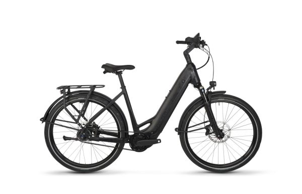 Falter SUB 9.5 PLUS (Freilauf) mit 600 Wh-Akku als Wave-Rahmen in der Farbe descent black