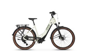 Ixgo MT-E THREE + mit 600 Wh-Akku als Wave-Rahmen in der Farbe frost