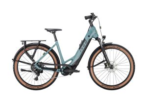 Ixgo MT-E THREE + mit 600 Wh-Akku als Wave-Rahmen in der Farbe marsh
