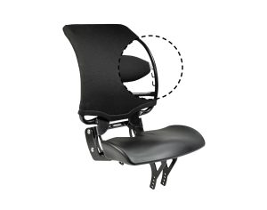 Pfautec ergonomischer PREMIUMSITZ in der Farbe schwarz