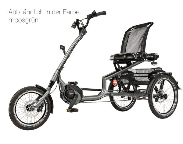 Pfautec SCOOBO FL (Freilauf) als Unisex-Rahmen in der Farbe moosgrün