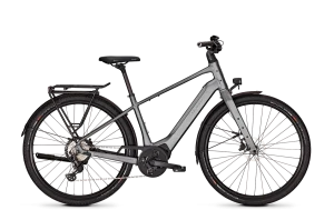 Kalkhoff ENDEAVOUR L EXCITE FL (Freilauf) mit 12-Gang Schaltung & 400 Wh-Akku als Diamant-Rahmen in der Farbe jetgrey matt, Modell 2025