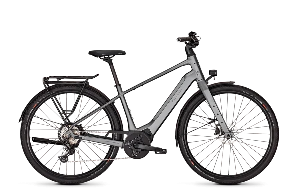 Kalkhoff ENDEAVOUR L EXCITE FL (Freilauf) mit 12-Gang Schaltung & 400 Wh-Akku als Diamant-Rahmen in der Farbe jetgrey matt, Modell 2025