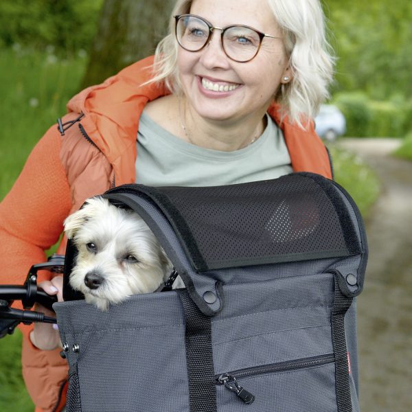 Klickfix Sonnenschutz DOGGY SUNSHADE f. SHOPPER DOGGY schwarz – Bild 5