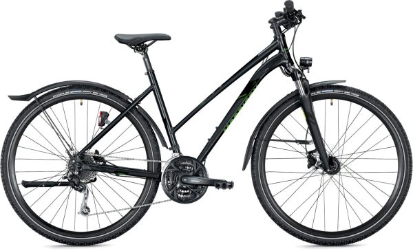 Morrison X 3.0 mit Trapez-Rahmen in der Farbe anthracite lime, Modell 2023