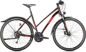 Morrison X 3.0 mit Trapez-Rahmen in der Farbe deep red, Modell 2023