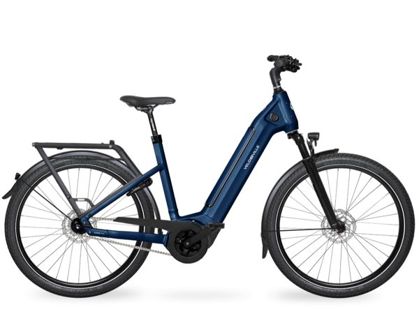 Velo de Ville SEB490 PRO RT (Rücktritt) mit Shimano Nexus 7-Gang Schaltung als Wave-Rahmen in der Farbe night blue matt