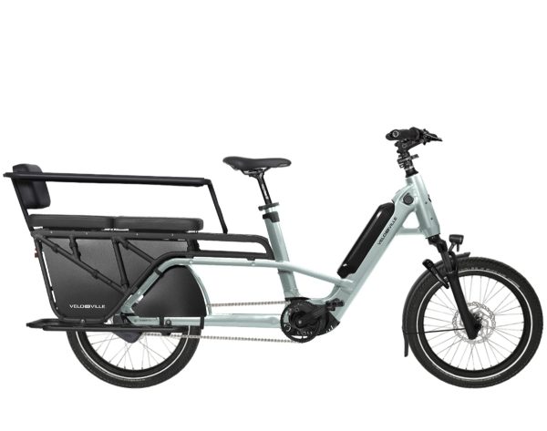 Velo de Ville LOADY 900 mit Shimano Enviolo TR Schaltung als Wave-Rahmen in der Farbe ice blue gloss