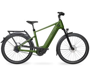 Velo de Ville SEB 890 PRO mit Enviolo TR-Schaltung & 625 Wh-Akku als Diamant-Rahmen in der Farbe olive green matt