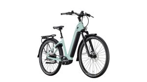 Conway CAIRON T 4.5 mit 625 Wh-Akku als Wave-Rahmen in der Farbe mint matt