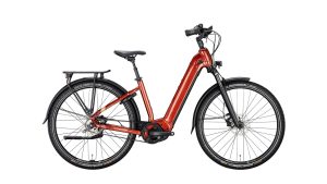 Conway CAIRON T 4.5 mit 625 Wh-Akku als Wave-Rahmen in der Farbe rustred