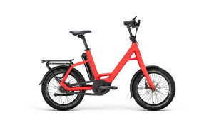 QIO EINS AP-8 RT (Rücktritt) als Unisex-Rahmen in der Farbe imola red matt, Modell 2025