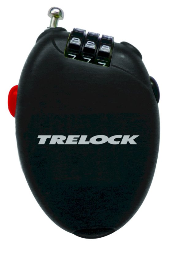 Trelock Spiralkabelschloss RK 75 POCKET in der Farbe schwarz