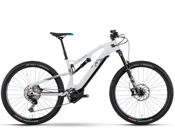 Raymon FullRay 150E 10.0 mit Unisex-Rahmen in der Farbe white grey new blue