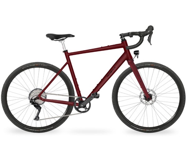 Velo de Ville G400 als Diamant-Rahmen in der Farbe ruby red matt