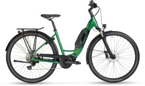 Stevens E-BORMIO als Wave-Rahmen in der Farbe metallic green