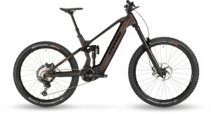 Stevens E-Inception FR 9.7.2 GTF mit 726 Wh-Akku als Diamant-Rahmen in der Farbe industrial rust, Modell 2023