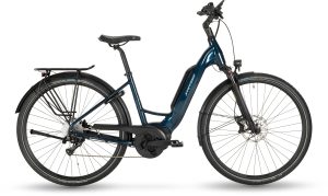 Stevens E-TRITON 5.5.1 mit 545 Wh-Akku als Wave-Rahmen in der Farbe india ink, Modell 2023