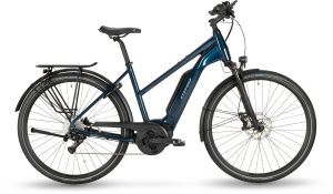 Stevens E-TRITON 6.5.1 mit 545 Wh-Akku als Trapez-Rahmen in der Farbe india ink, Modell 2023