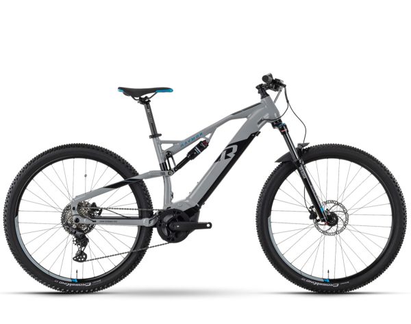 Raymon FullRay 130E 5.0 als Unisex-Rahmen in der Farbe dark grey black newblue
