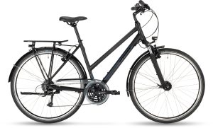Stevens ALBIS als Trapez-Rahmen in der Farbe velvet black, Modell 2023