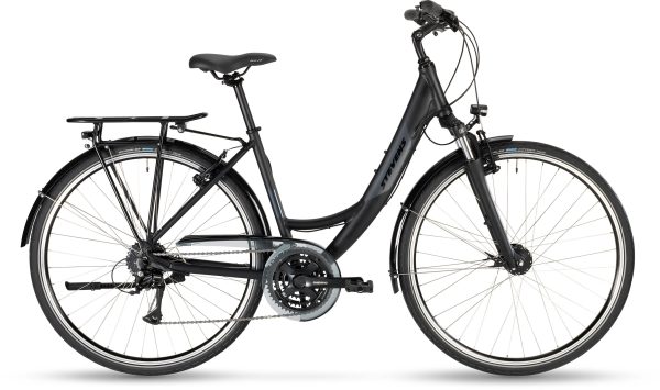 Stevens ALBIS als Wave-Rahmen in der Farbe velvet black, Modell 2023