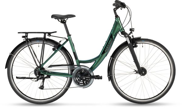 Stevens ALBIS als Wave-Rahmen in der Farbe electric blue green, Modell 2023