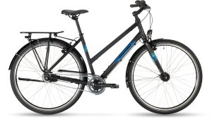Stevens ELEGANCE LITE als Trapez-Rahmen in der Farbe velvet black, Modell 2023