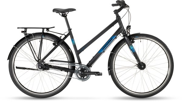 Stevens ELEGANCE LITE als Trapez-Rahmen in der Farbe velvet black, Modell 2023